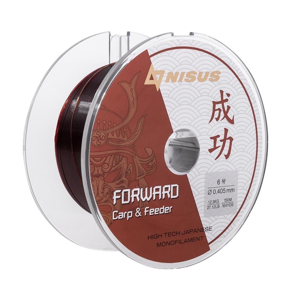 Леска Nisus Forward Carp&Feeder brown (150 м/нейлон) 0,405 мм