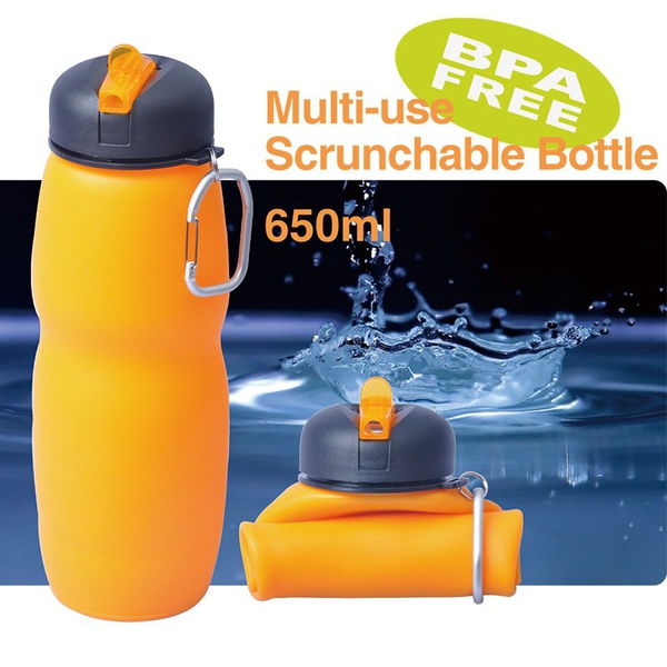 Бутылка складная AceCamp Squeezable Silicone Bottle 650