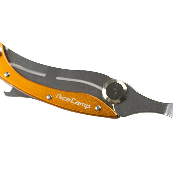 Набор столовых приборов AceCamp Folding Cutlery with Bottle Opener