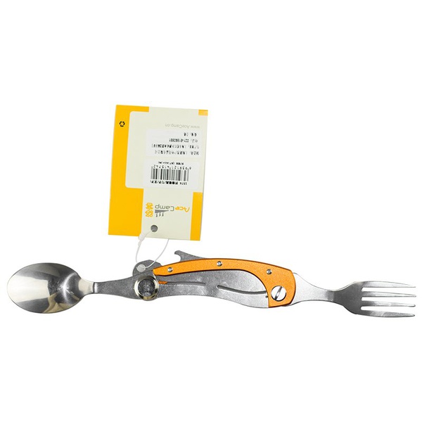 Набор столовых приборов AceCamp Folding Cutlery with Bottle Opener