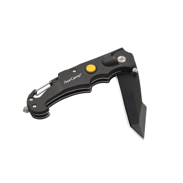 Нож складной AceCamp 4 Function LED Utility Knife