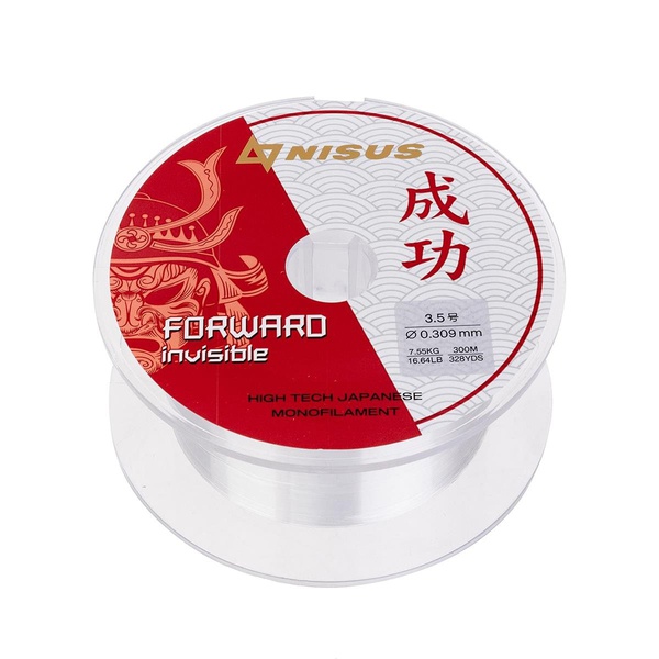 Леска Nisus Forward Invisible (300 м/нейлон) 0,405 мм