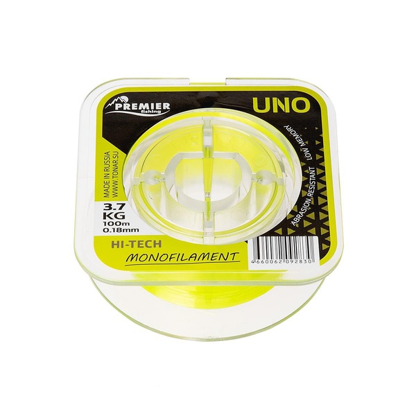 Леска Premier Fishing UNO F.Yellow Nylon (100м) 0,40 мм