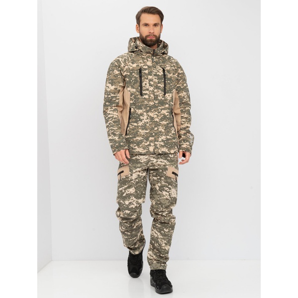 Костюм Huntsman Матрица 128/2 (светлый пиксель), тк. смесовая рипстоп