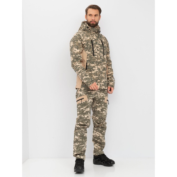 Костюм Huntsman Матрица 128/2 (светлый пиксель), тк. смесовая рипстоп