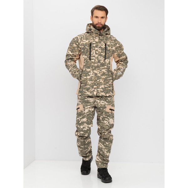 Костюм Huntsman Матрица 128/2 (светлый пиксель), тк. смесовая рипстоп