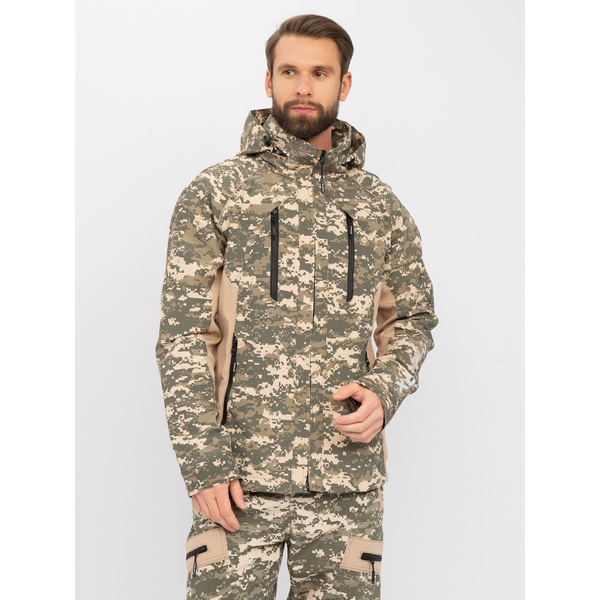 Костюм Huntsman Матрица 128/2 (светлый пиксель), тк. смесовая рипстоп