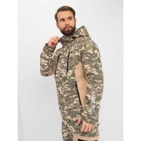 Костюм Huntsman Матрица 128/2 (светлый пиксель), тк. смесовая рипстоп