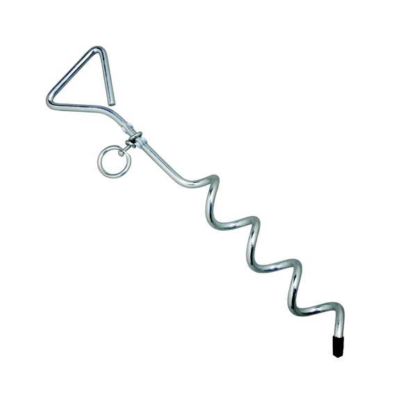 Колышек спиральный AceCamp Screw Steel Peg