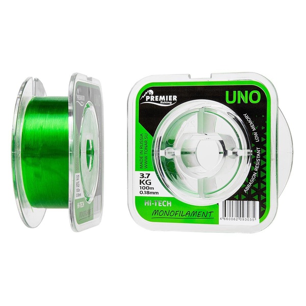Леска Premier Fishing UNO Green Nylon (100м) 0,30 мм