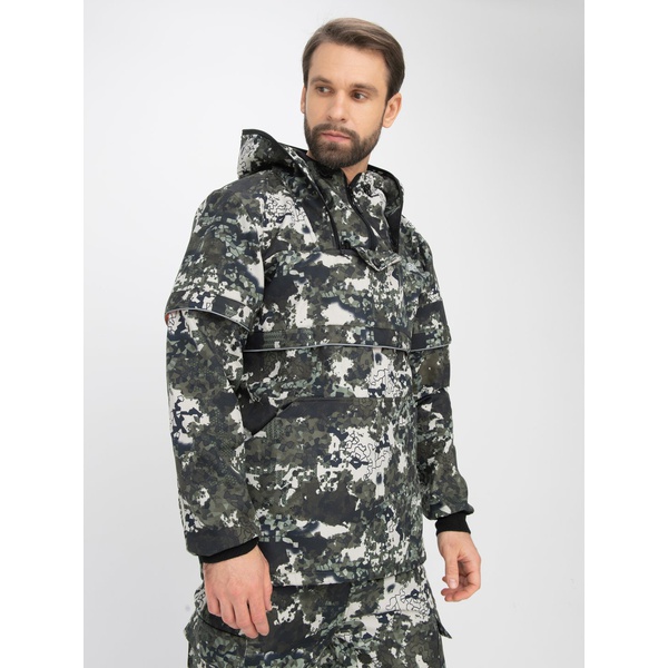 Костюм Huntsman Антигнус-люкс, демисезонный КМФ №181, тк. смесовая микро рипстоп бондинг