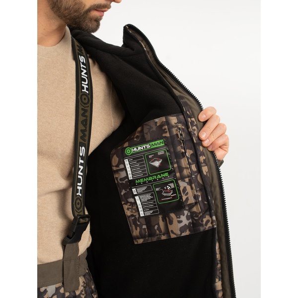 Костюм демисезонный Huntsman Горка Люкс хаки/кмф 005, тк. Исландия/Алова