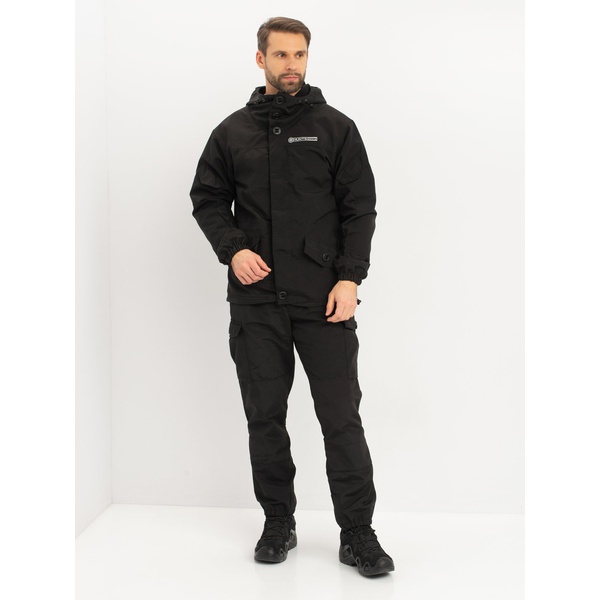 Костюм Huntsman Горка-3, демисезонный чёрный, тк. смесовая рипстоп