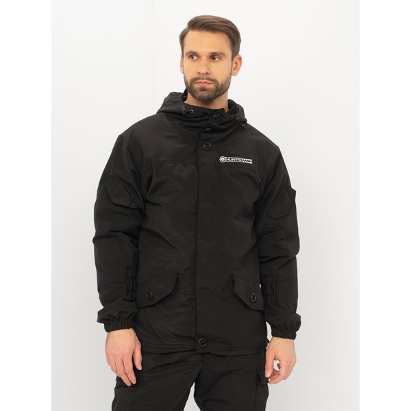 Костюм Huntsman Горка-3, демисезонный чёрный, тк. смесовая рипстоп