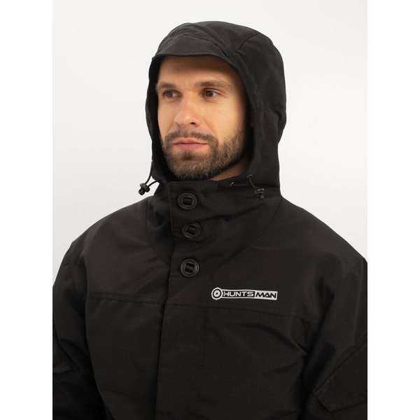 Костюм Huntsman Горка-3, демисезонный чёрный, тк. смесовая рипстоп