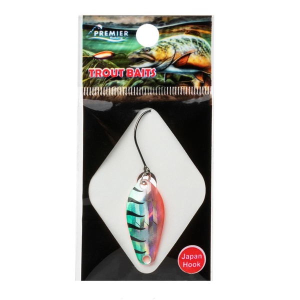 Приманка-микро Premier Fishing Beetle B (3гр) Holographic Cristal "Окунь", 207-HCr