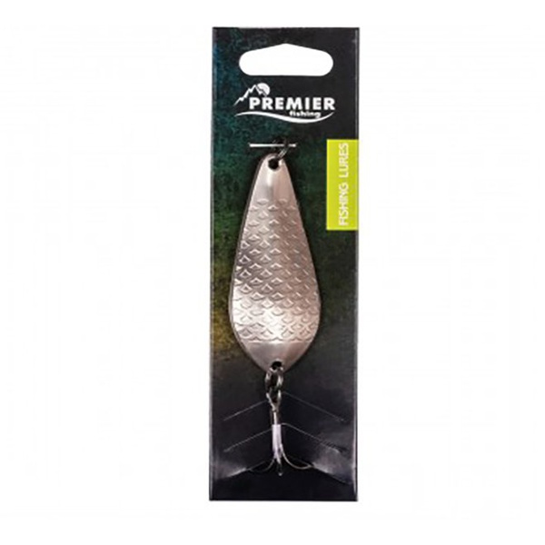 Блесна Premier Fishing БИметалл Атом Б 18г серебро чешуя/медь
