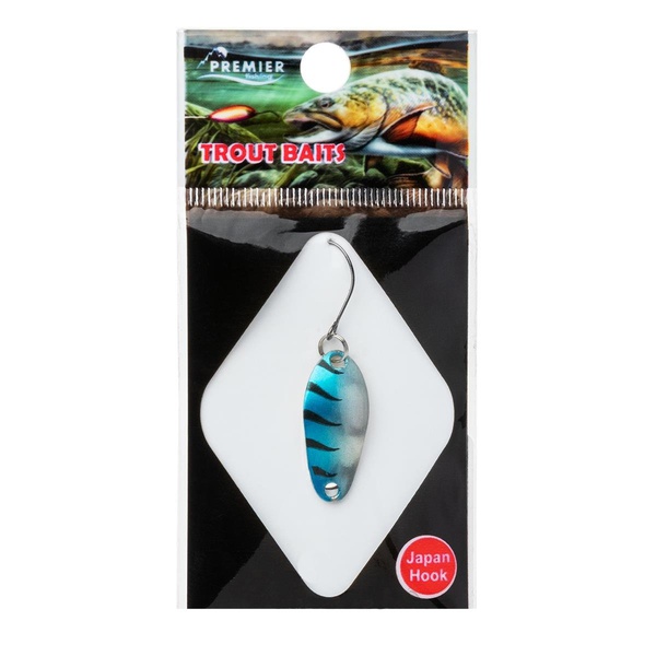 Приманка-микро Premier Fishing Beetle S (2гр) серебро+голубой, 032 cr