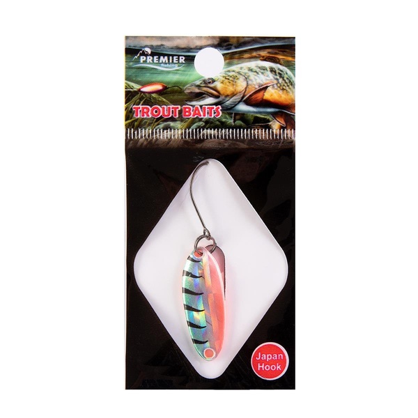 Приманка микро Premier Fishing Fat (2.7гр) holographic cristal "Окунь", 207-HCr