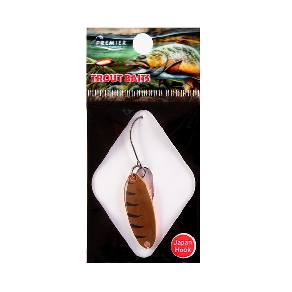 Приманка микро Premier Fishing Fat (2.7гр) коричневый, 222