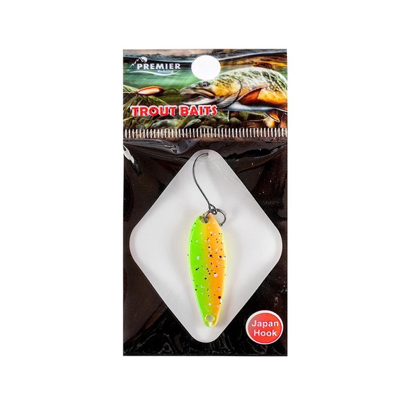 Приманка микро Premier Fishing Freasky (2.6гр) оранжевый+салатовый, 220