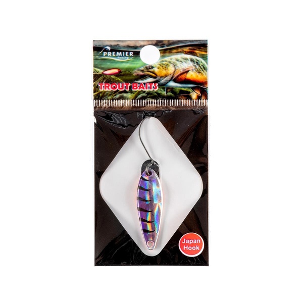 Приманка микро Premier Fishing Freasky (2.6гр) holographic cristal серебро+фиолетовый, 241-HCr