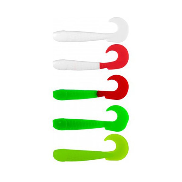 Набор приманок Helios Long Hybrid 3,55"/9,0 см (MIX 5 цветов, 100шт)