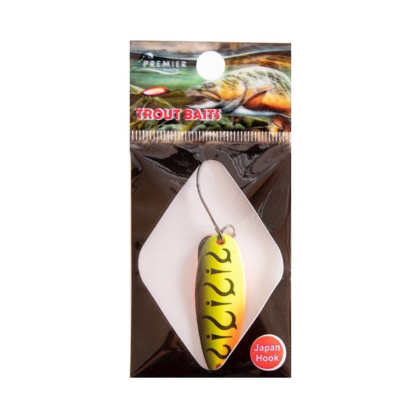 Приманка микро Premier Fishing Namico (4.8гр) желтый-черноспинка, 206