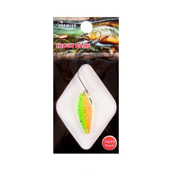 Приманка микро Premier Fishing Stealth (2.3гр) оранжевый+салатовый, 220