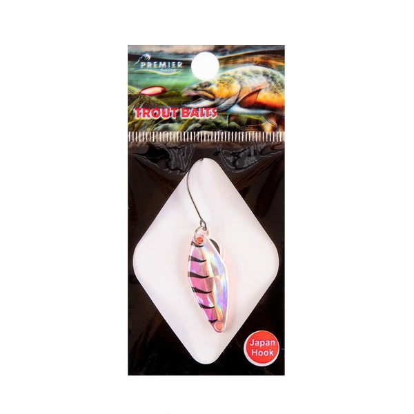 Приманка микро Premier Fishing Stealth (2.3гр) holographic cristal серебро+фуксия, 231-HCr