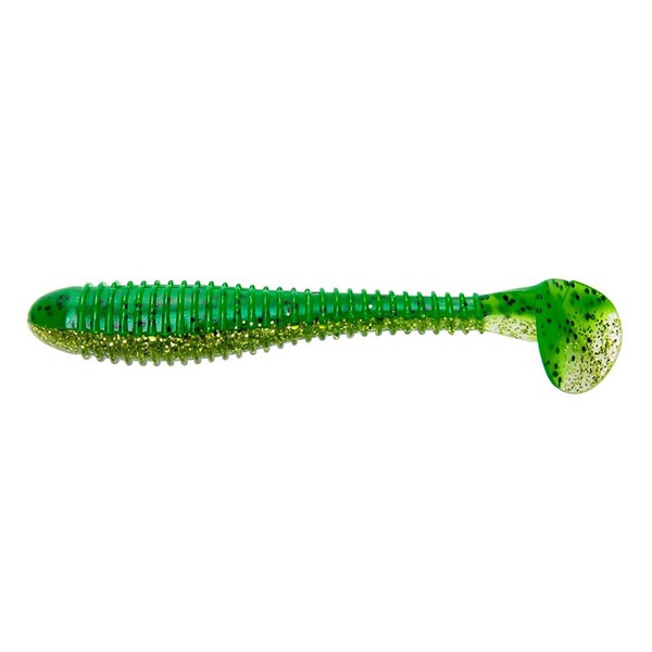 Виброхвост Helios Catcher 2,75"/7 см (7 шт) green peas