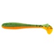 Виброхвост Helios Catcher 2,75"/7 см (7 шт) pepper green & orange. Фото 1