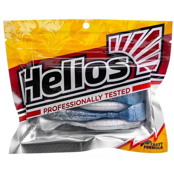 Виброхвост Helios Chubby 3,55"/9 см (5 шт) blue fish