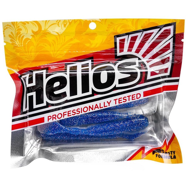 Виброхвост Helios Chubby 3,55"/9 см (5 шт) blue pearl