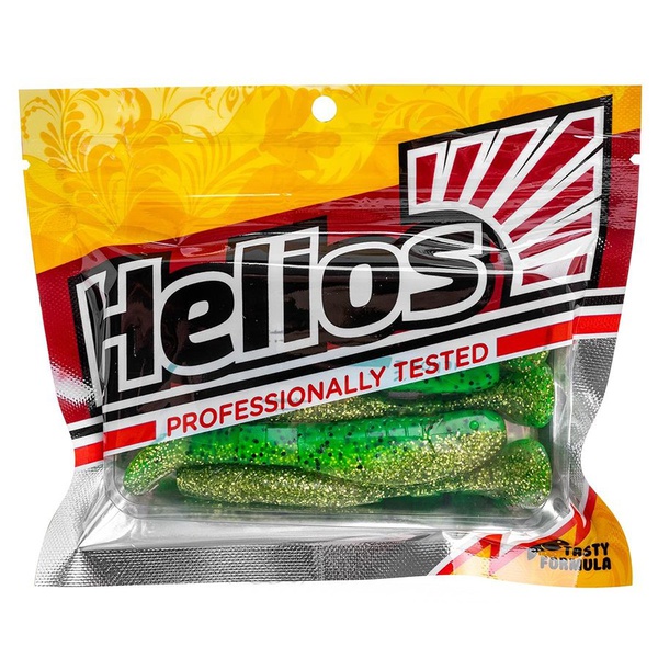 Виброхвост Helios Chubby 3,55"/9 см (5 шт) green peas