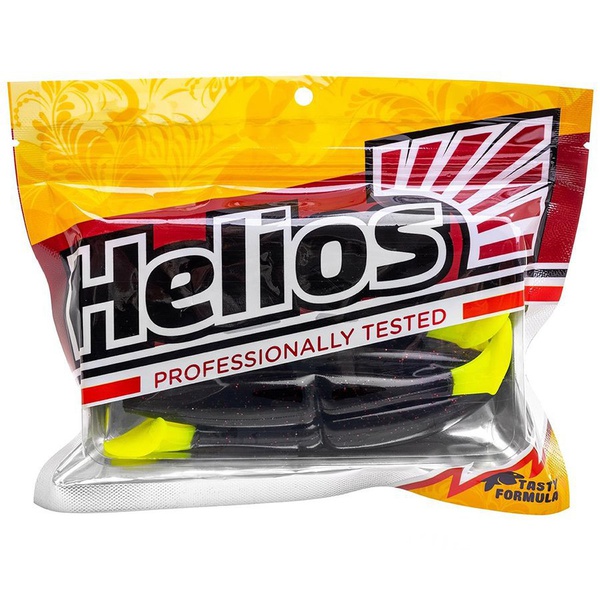 Виброхвост Helios Guru 5,0"/12,7 см (5 шт) dark star lt
