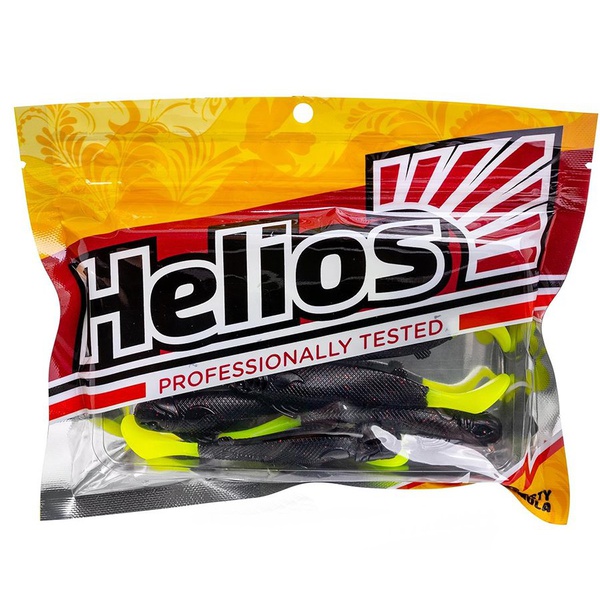 Виброхвост Helios Jap 3,15"/8 см (7 шт) dark star lt