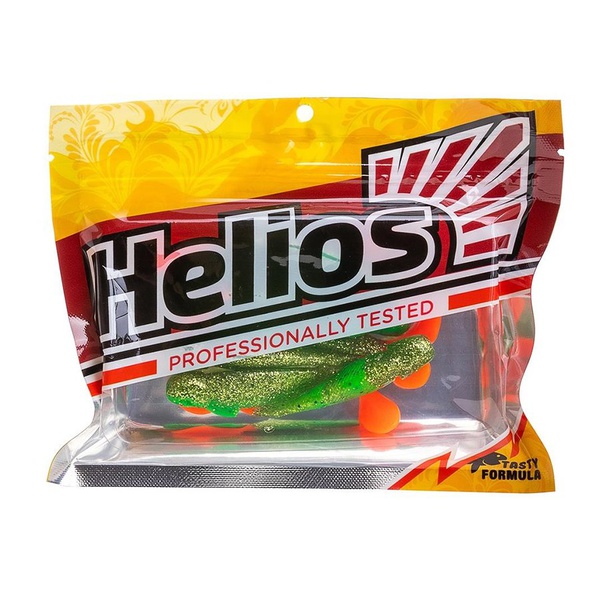 Виброхвост Helios Jap 3,15"/8 см (7 шт) green peas ot