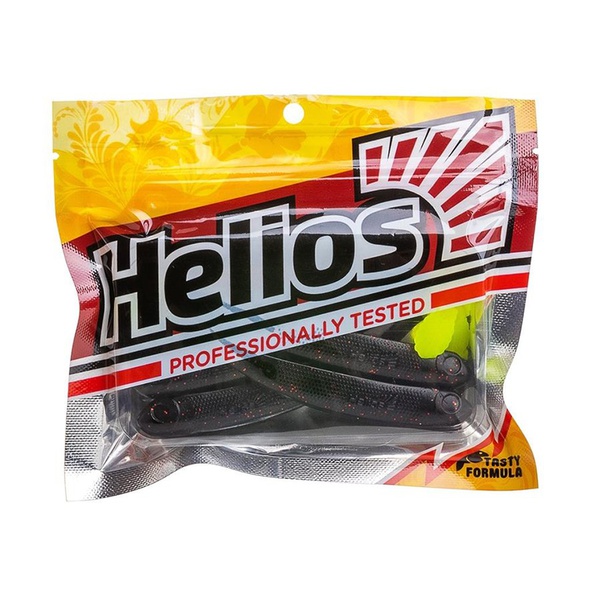 Виброхвост Helios Jumbo 4,95"/12.5 см (5 шт) dark star lt