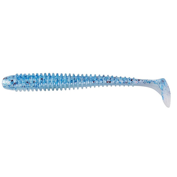 Виброхвост Helios Liny Catcher 2,35"/6 см (12 шт) blue fish
