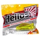 Виброхвост Helios Liny Catcher 2,35"/6 см (12 шт) golden lime. Фото 2