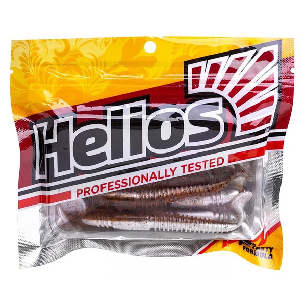 Виброхвост Helios Minoga 3,75"/9.5 см (5 шт) golden pepper