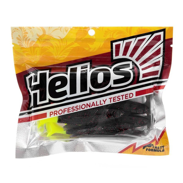 Виброхвост Helios Nelma 3,15"/8 см (6 шт) dark star lt