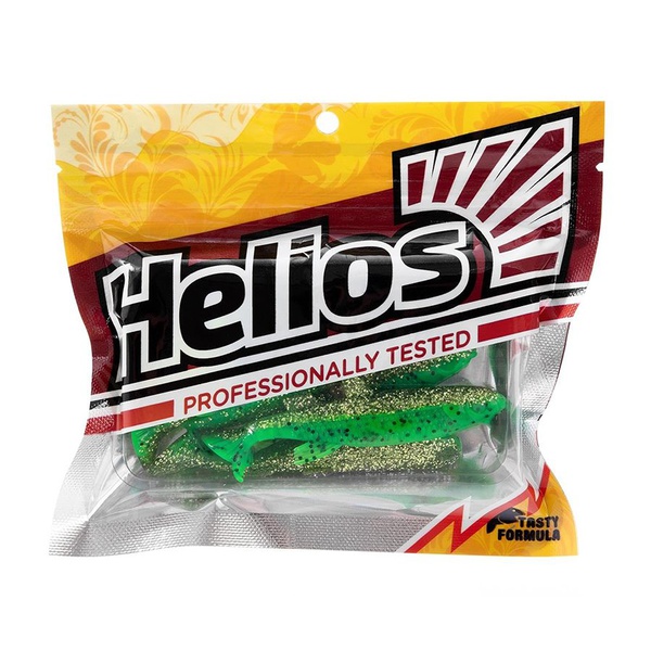 Виброхвост Helios Nelma 3,15"/8 см (6 шт) green peas