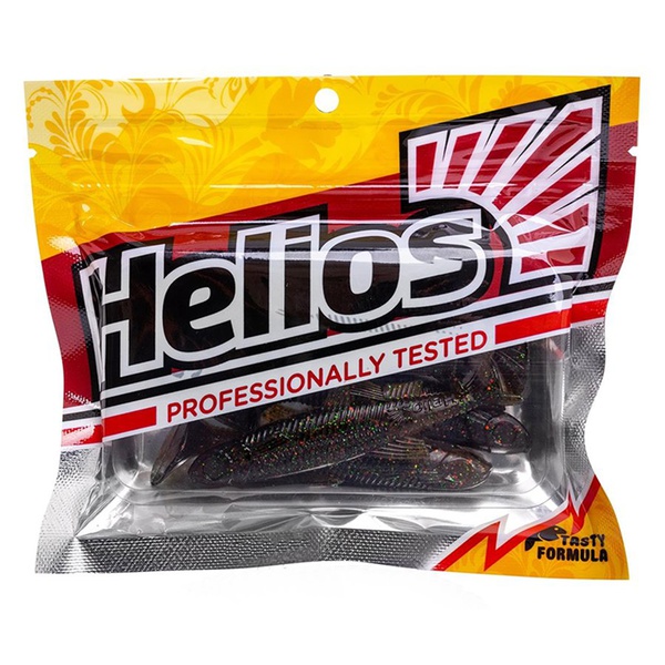 Виброхвост Helios Nelma 3,15"/8 см (6 шт) star oil