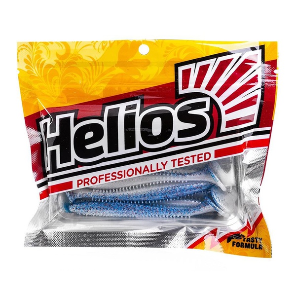 Виброхвост Helios Shaggy 5,12"/13 см (5 шт) blue fish