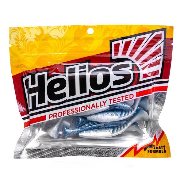 Виброхвост Helios Slash 2,64"/6,7 см (10 шт) blue fish