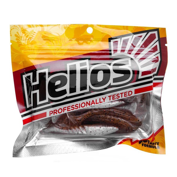 Виброхвост Helios Slash 2,64"/6,7 см (10 шт) golden pepper