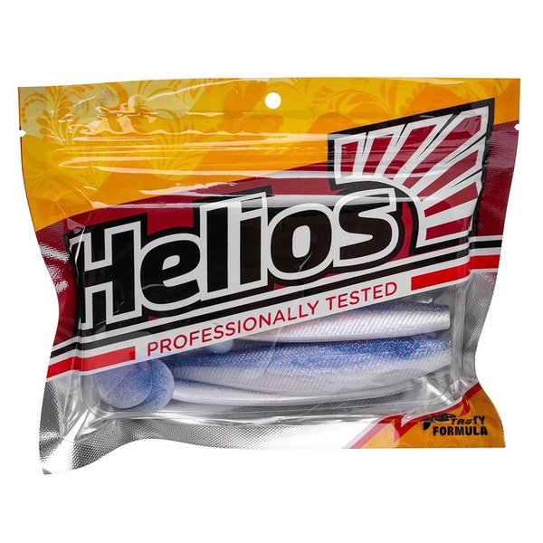 Виброхвост Helios Trofey 5.5"/14 см (4 шт) blue pearl