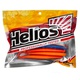 Виброхвост Helios Trofey 5.5"/14 см (4 шт) star blue & orange. Фото 2